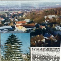 Turmgeruest Großdrebnitz 2003 01